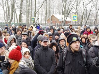 Акция против реорганизации детской онкобольницы в Петербурге. Фото Катерины Агаджановой